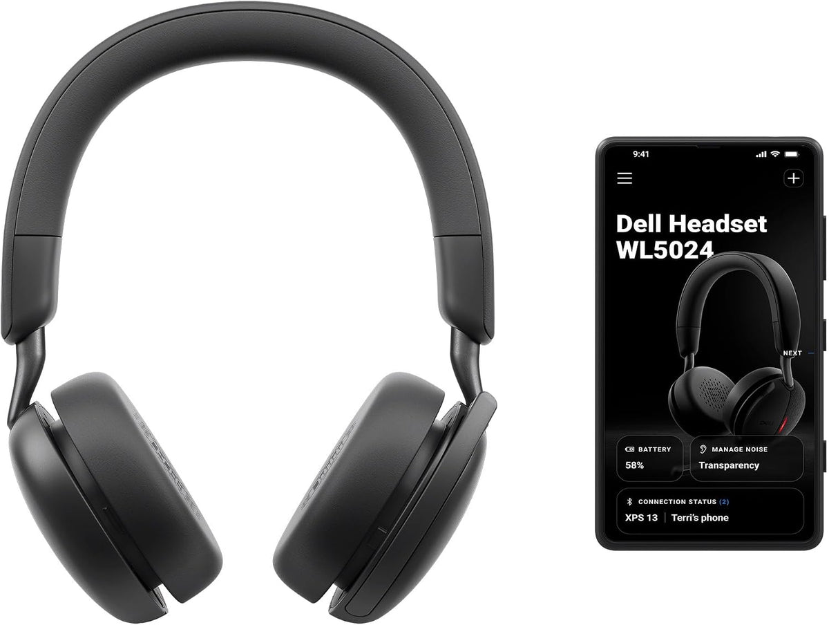 Auriculares inalámbricos ANC WL5024 de Dell, ANC híbrido, certifica...