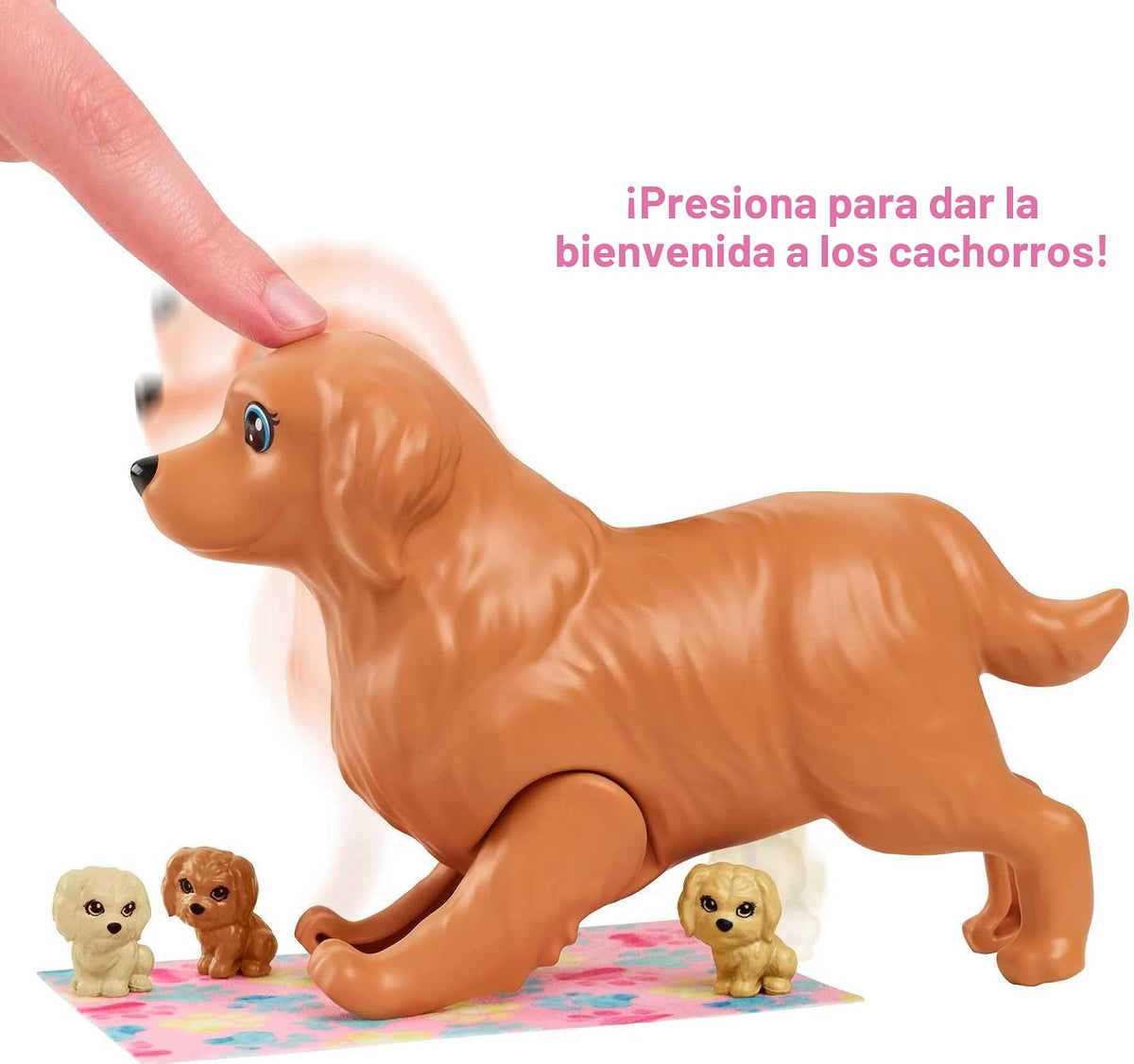 Barbie Set de muñecas y mascotas con mamá perro y cachorros | Cabel...