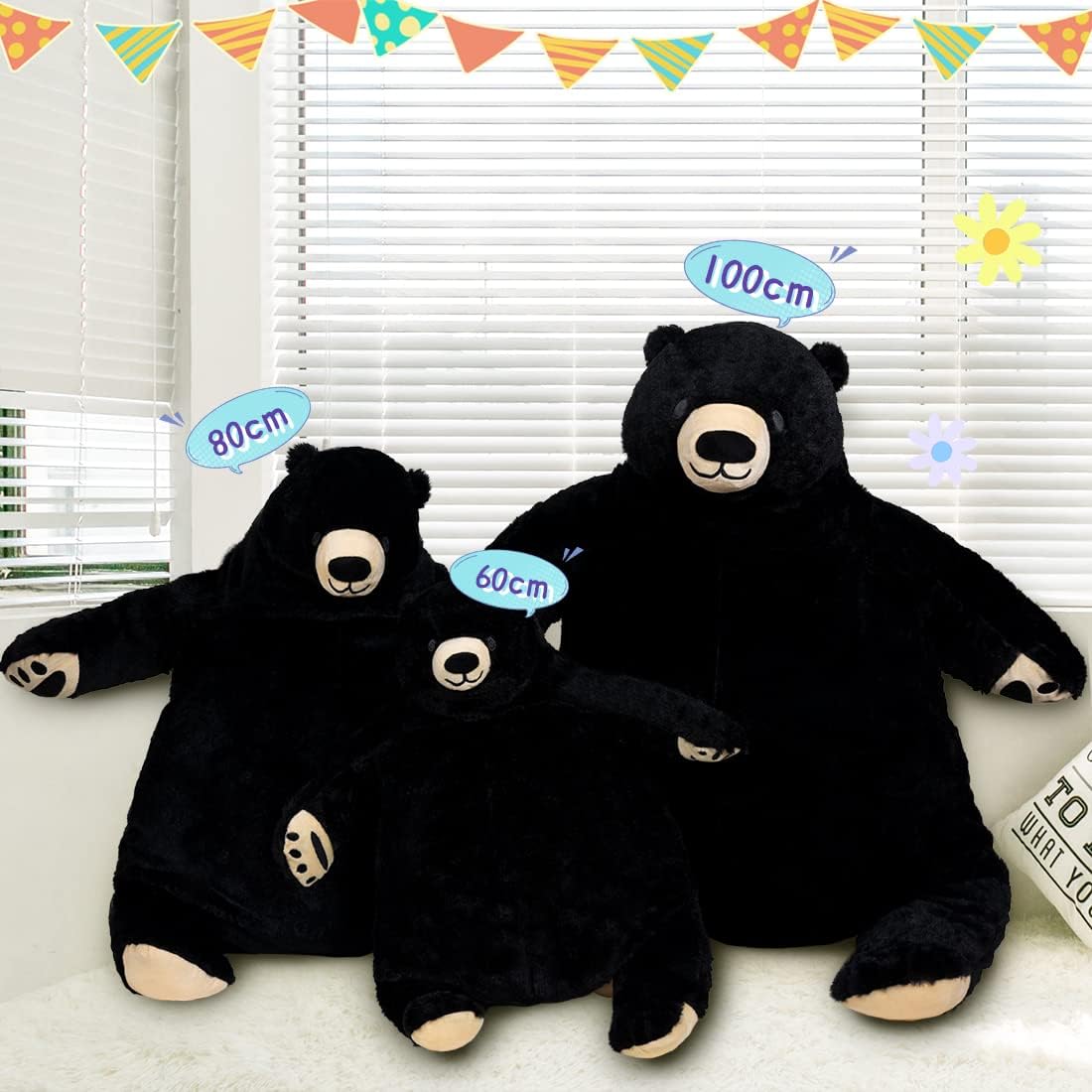 MIAOHAHA Oso de Peluche de 23.6 Pulgadas Oso de Peluche de Peluche...