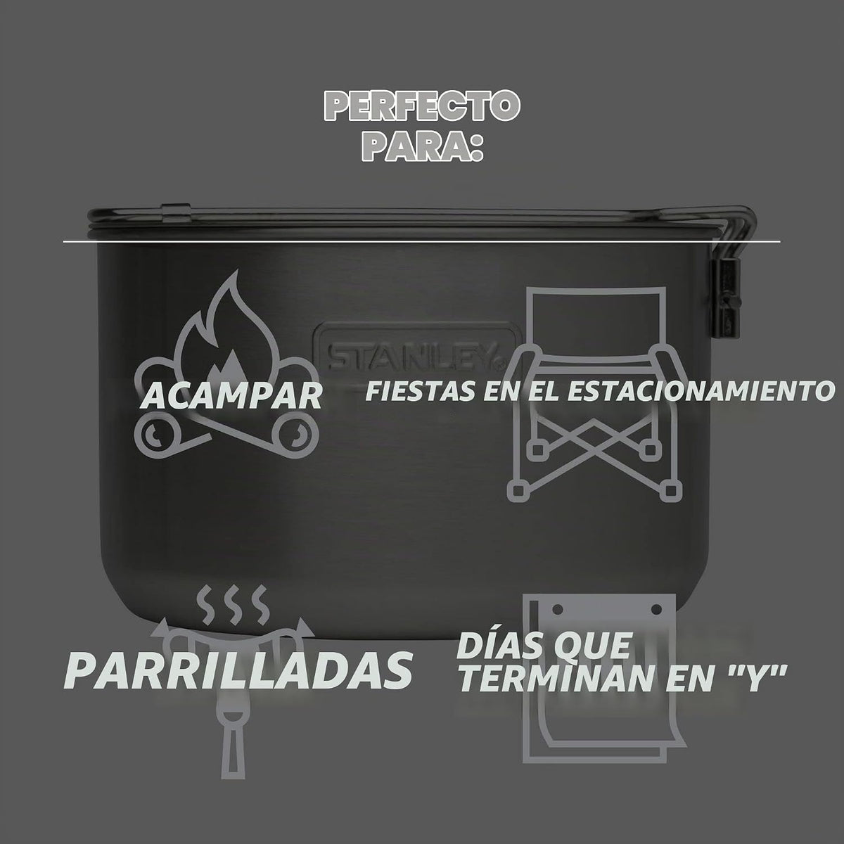 Stanley Adventure The Nesting - Juego de cocina con dos tazas