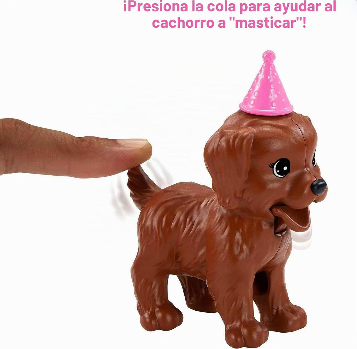 Barbie Set de juego para muñecas (morena de 11.5 pulgadas) y cachor...