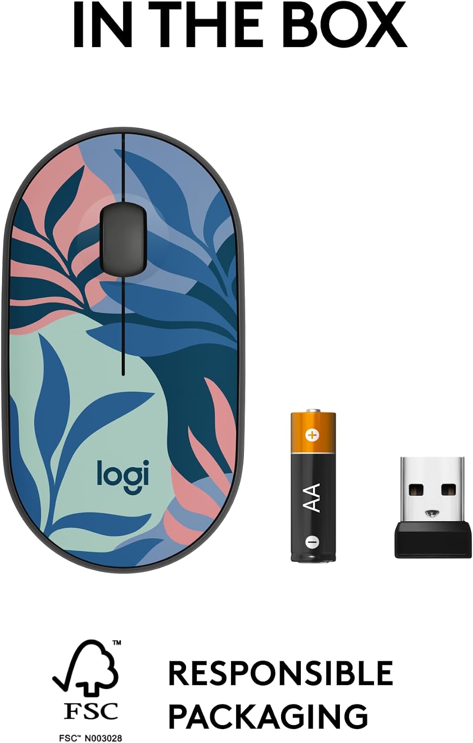 Logitech M340 Ratón Inalámbrico con Ediciones Limitadas Impresas, R...