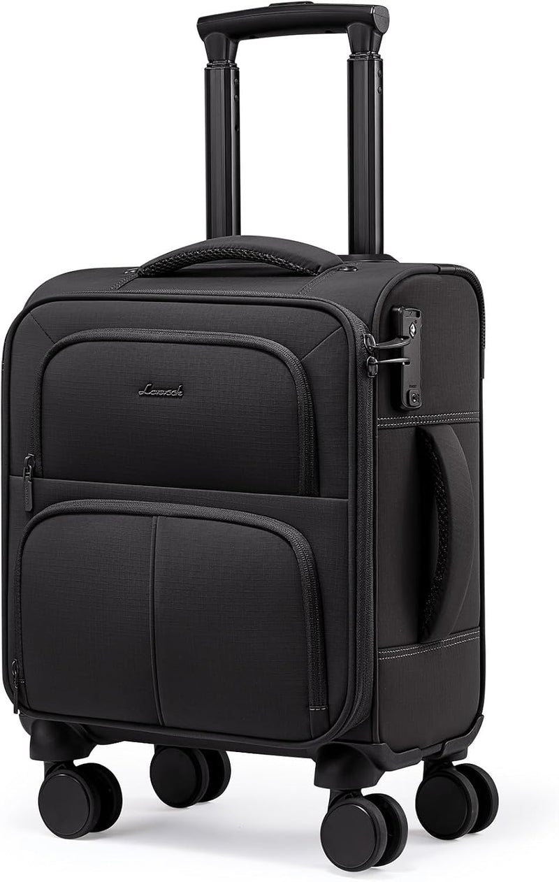 LOVEVOOK Equipaje de mano de 22 x 14 x 9 aprobado por aerolíneas, m...