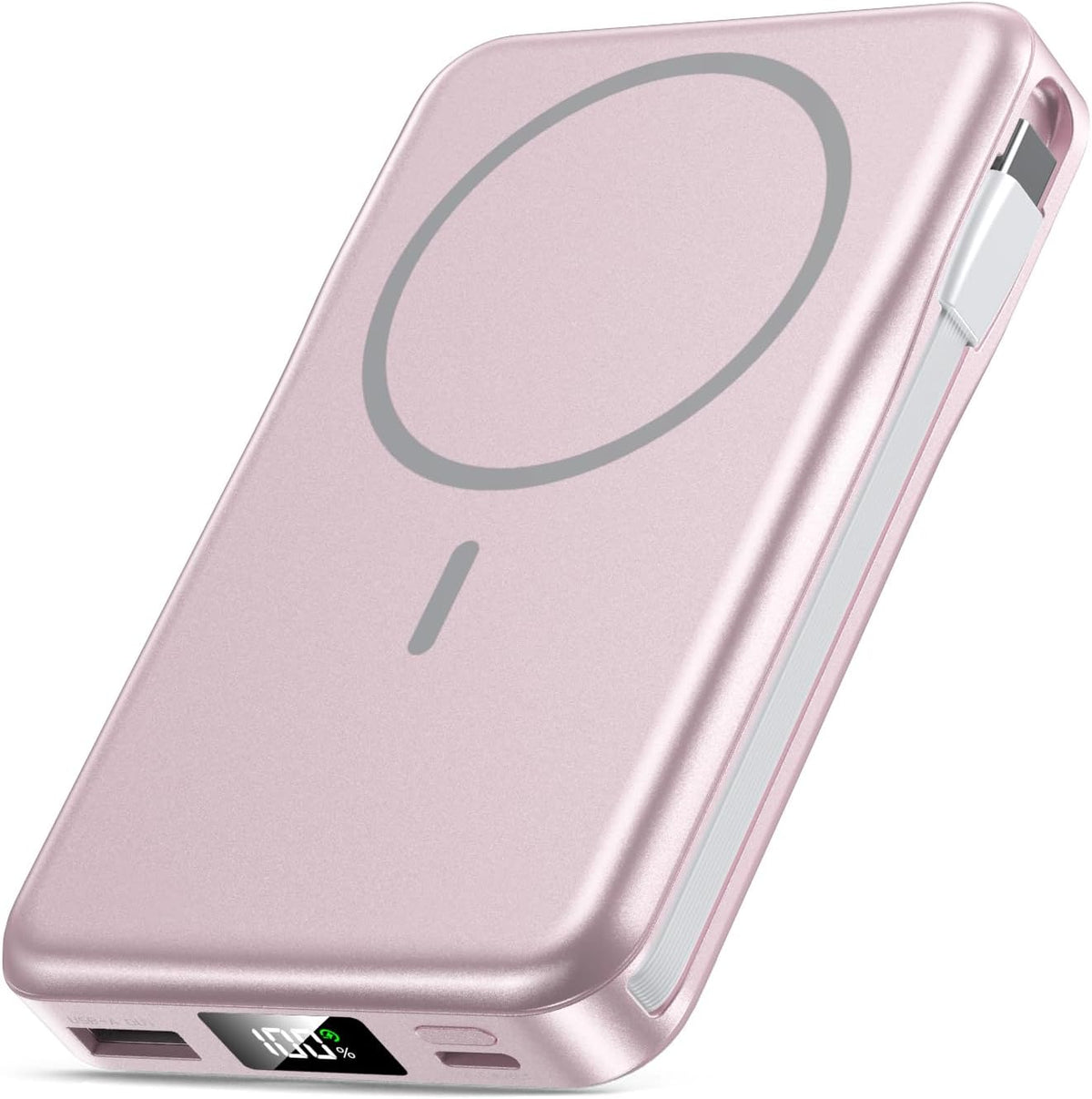 Cargador portátil magnético 10000mAh, banco de energía 20W con cabl...