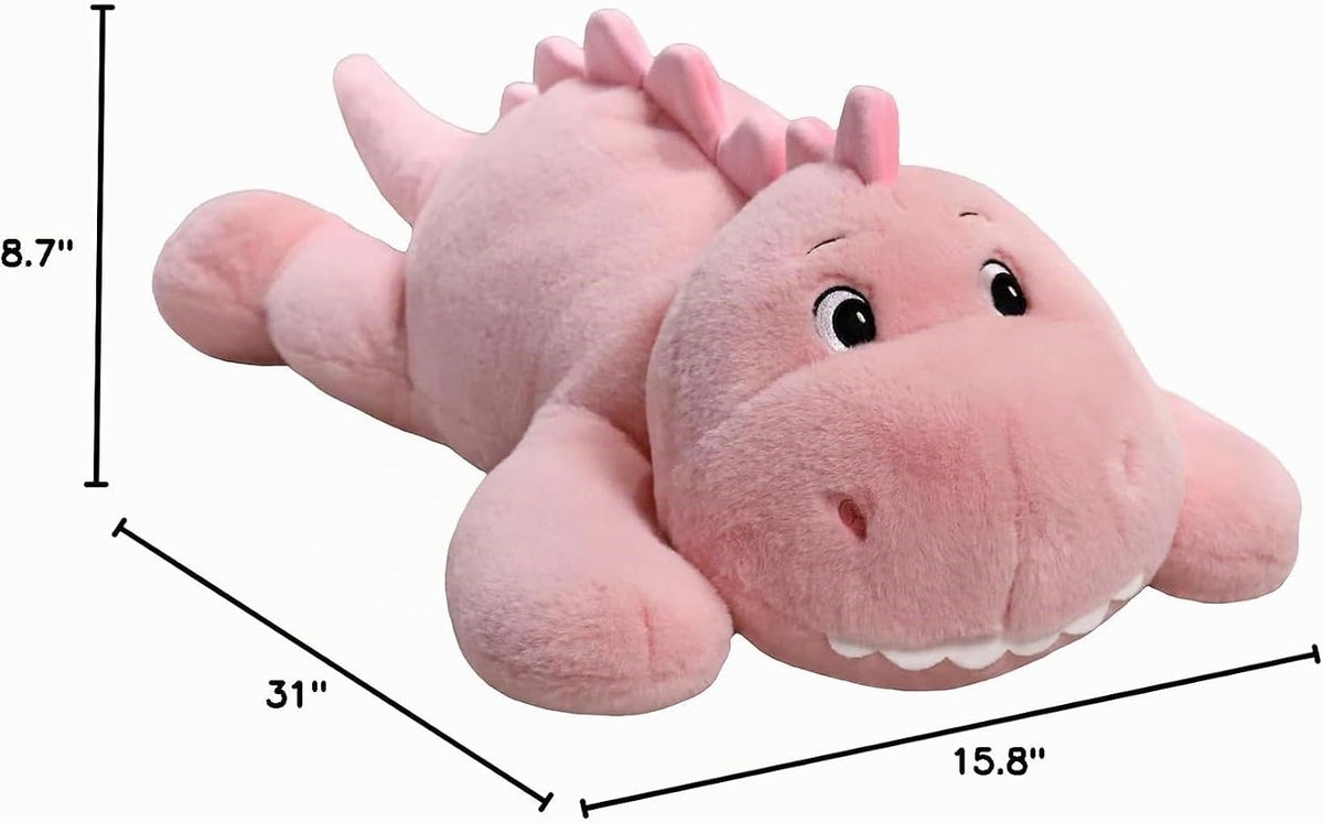 XMV Muñeco de peluche de dinosaurio con peso de 31 pulgadas y 5 lib...