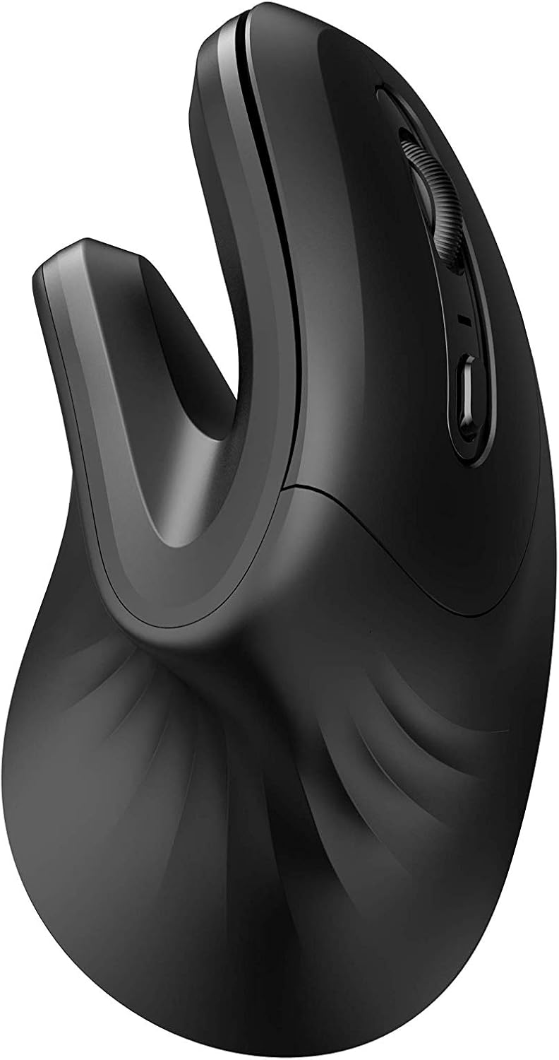 MOJO Perfect Grip Dual Mode Silencioso Vertical Ergonómico Ratón Óp...