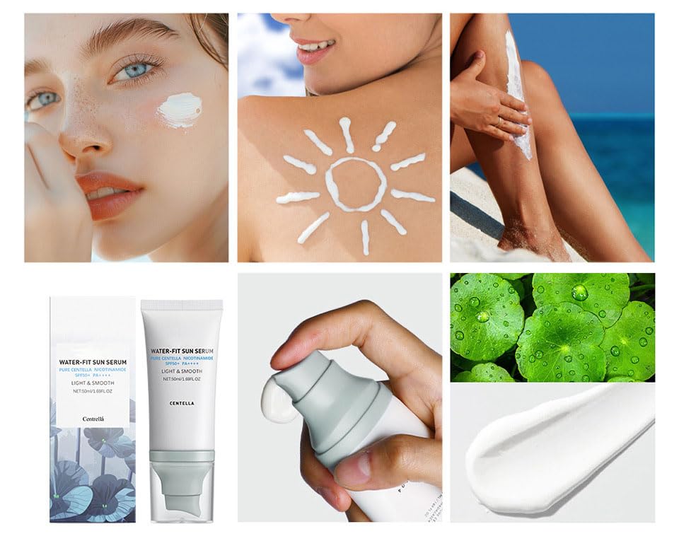 Centella Protector solar, Centella SPF50 Water-Fit Sun Serum Protec...
