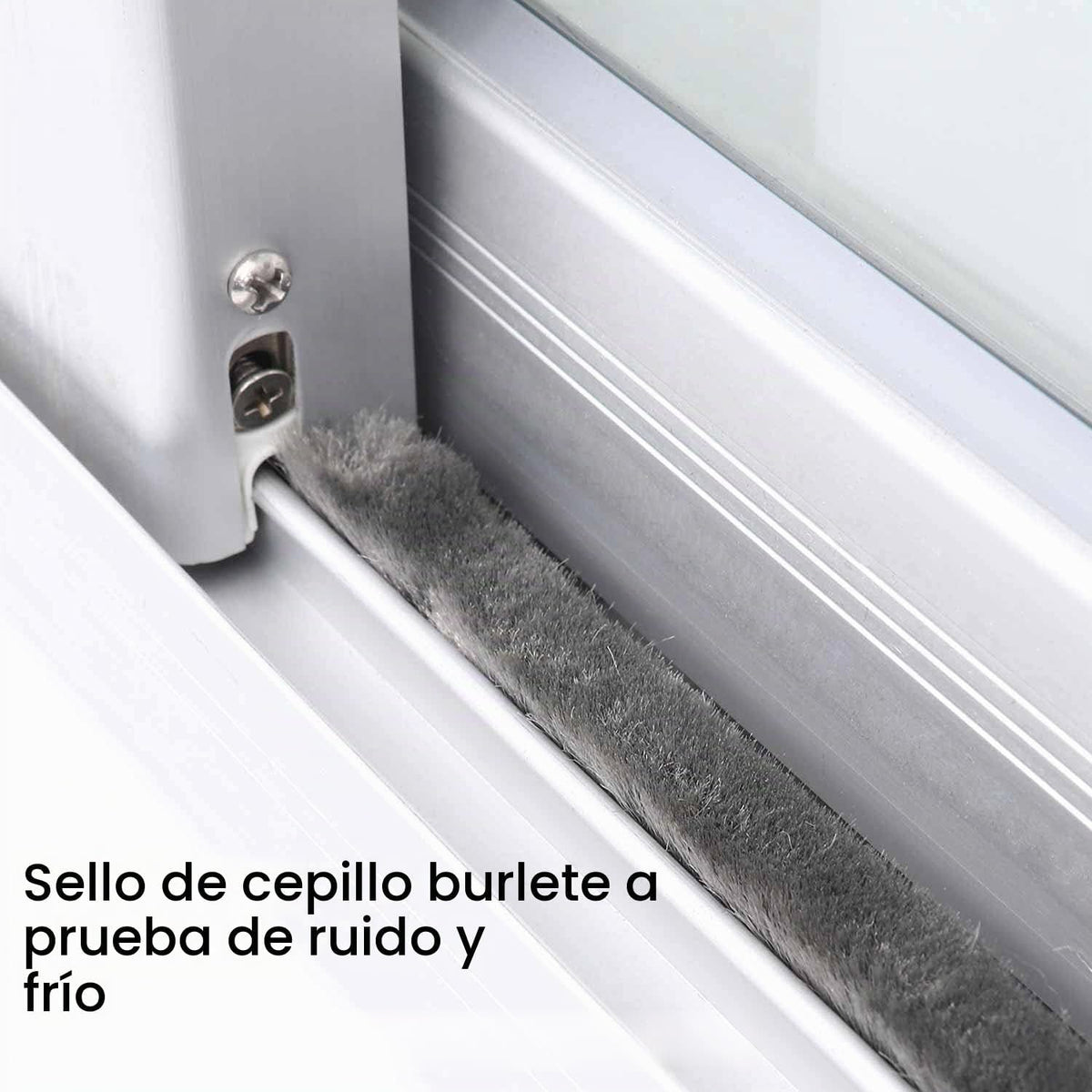 MILEQEE Burlete de fieltro para puertas, 33 pies, gris, 32.8 ft | B...