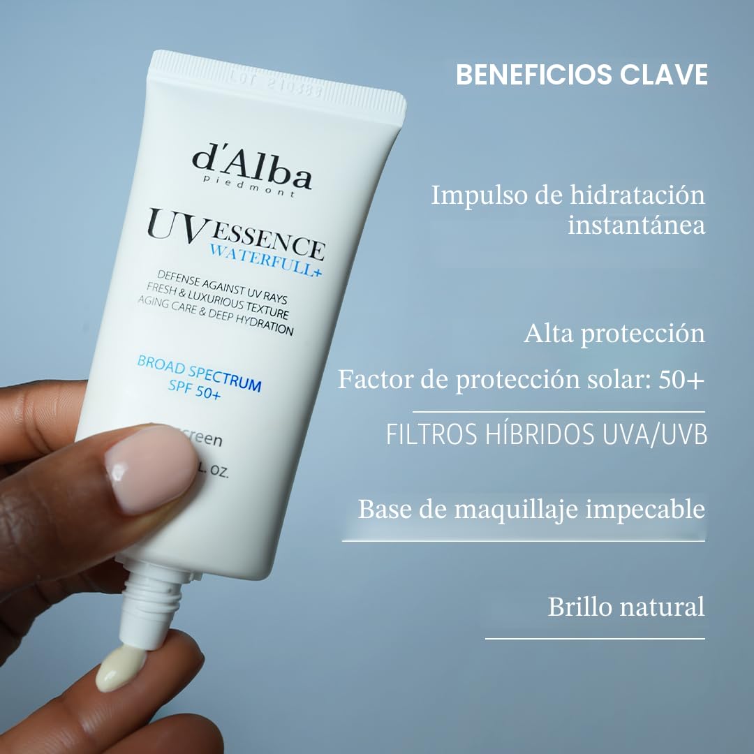 d'alba Piedmont Protector solar Waterfull Essence de trufa blan...