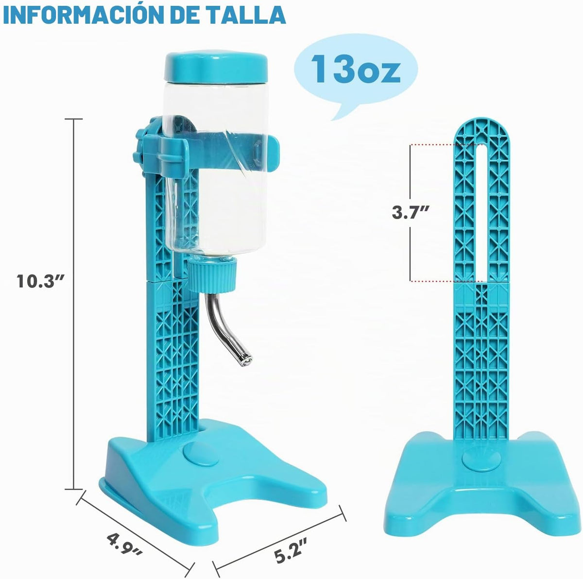 VANNON Dispensador de agua de pie para mascotas, dispensador de bot...