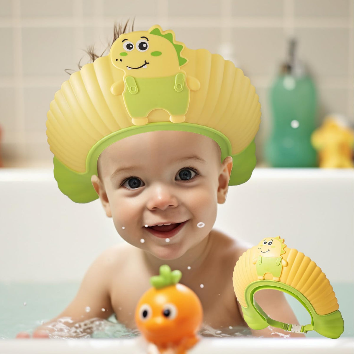 De 0 a 9 años, sombrero de visera para niños, diversión para el bañ...