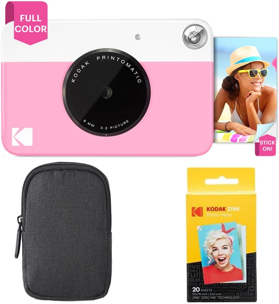 KODAK Printomatic - Paquete de inicio de cámara de impresión instan...