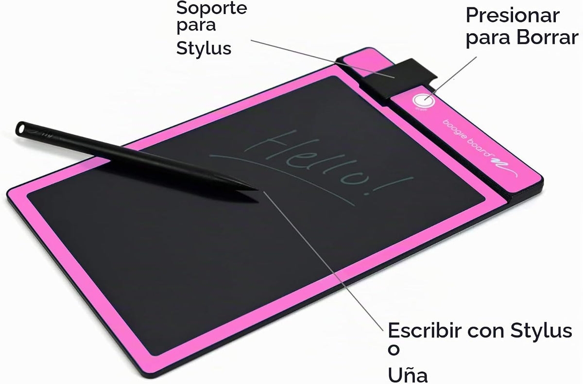 Boogie Board Basics - Tabla de Escritura Reutilizable, Tableta de D...