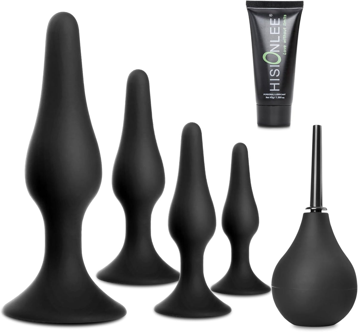 Hisionlee? Juguete sexual 4 unidades. Juego de tapones anales de si...