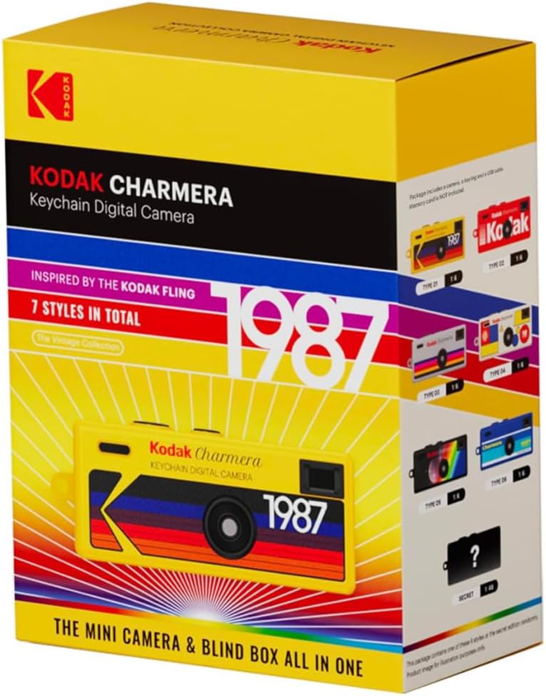 KODAK CHARMERA - Llavero para cámara digital, caja individual (1 un...