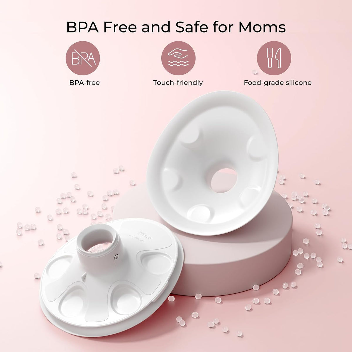 Momcozy Wellness 1 Brida calefactada de 0.945 in, doble sello para...