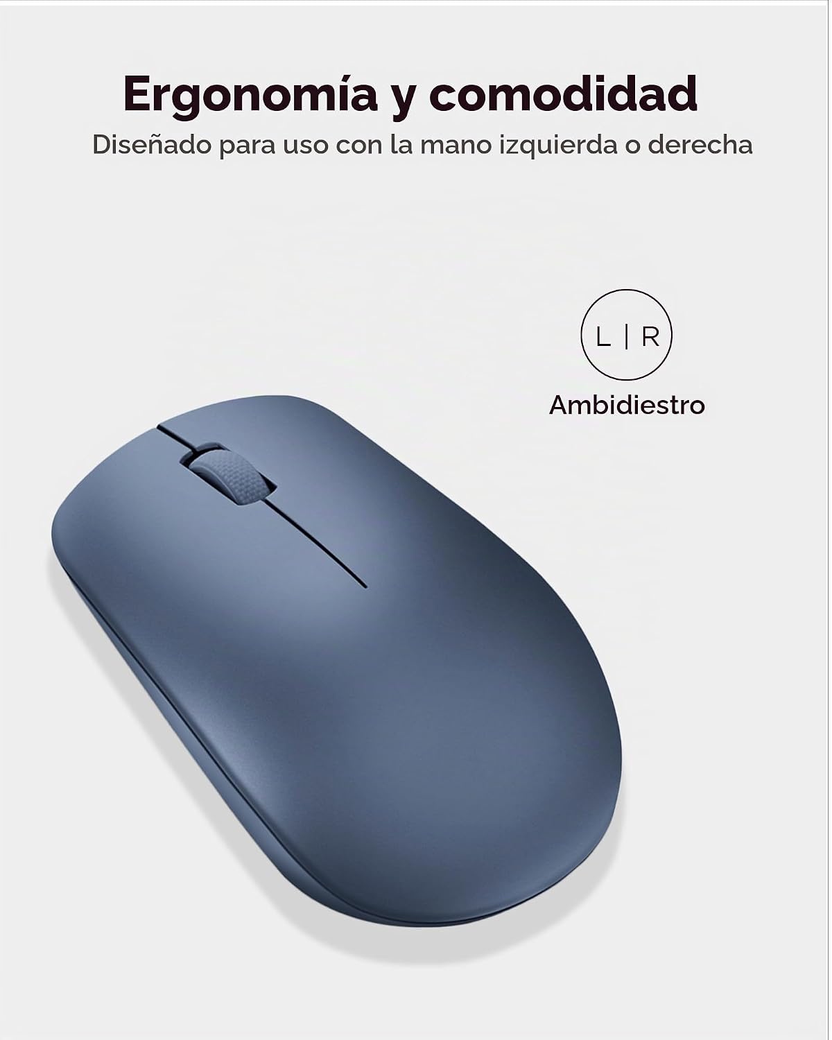 Ratón inalámbrico Lenovo 530 con batería, Nano USB de 2.4GHz, senso...