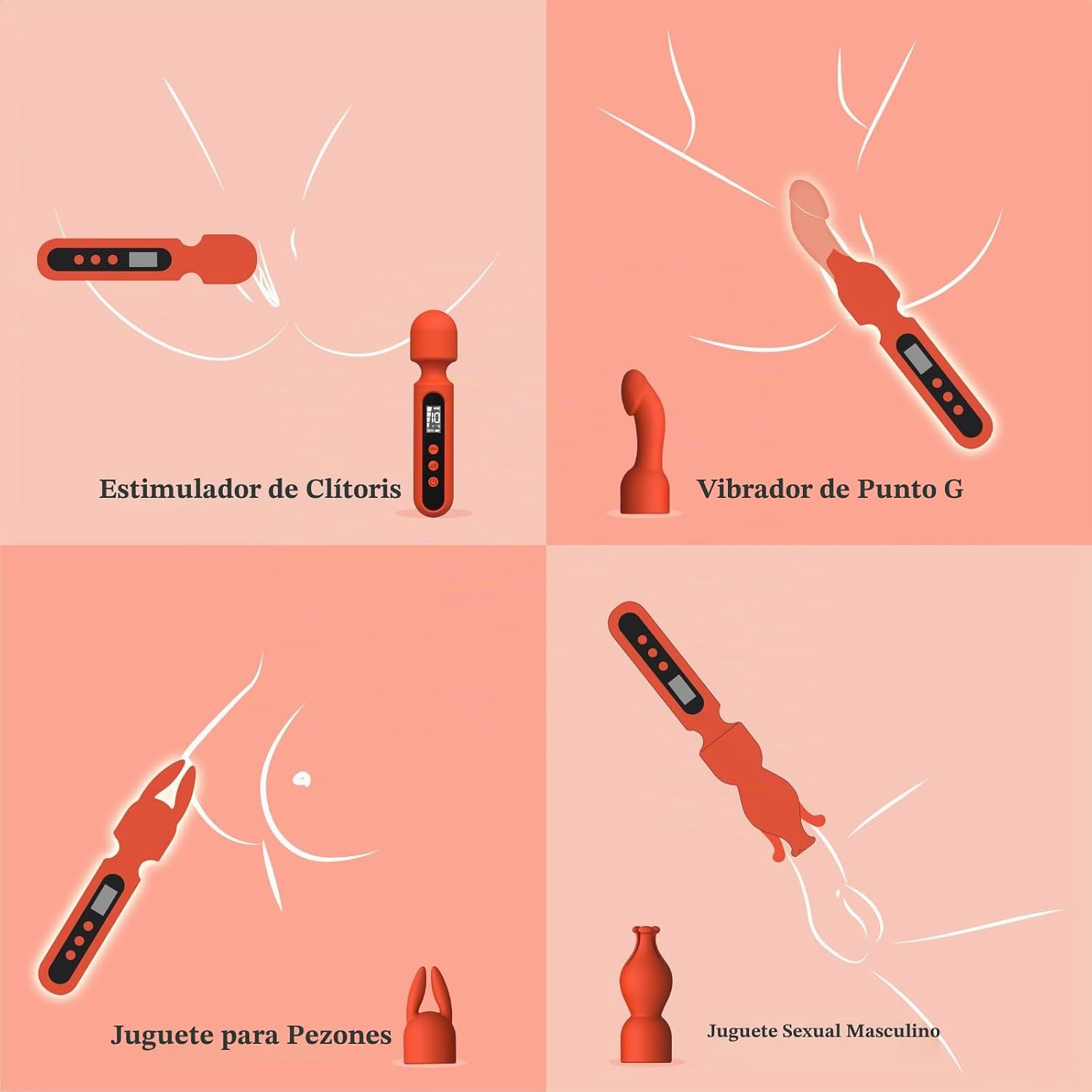 Tracy's Dog Kits vibradores de varita, juguetes sexuales para p...