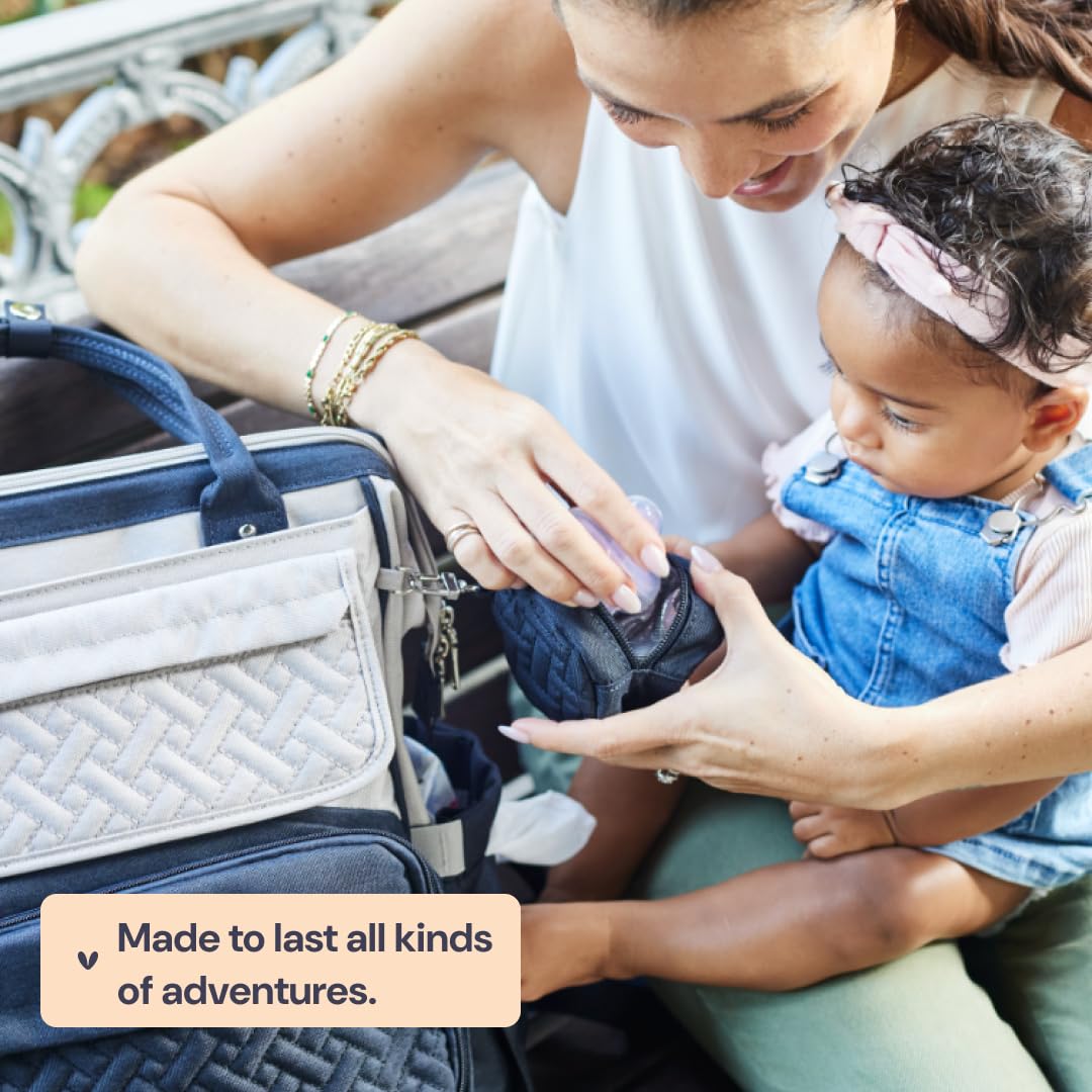 BabbleRoo - Mochila para pañales, bolsa de cambio de pañales multif...