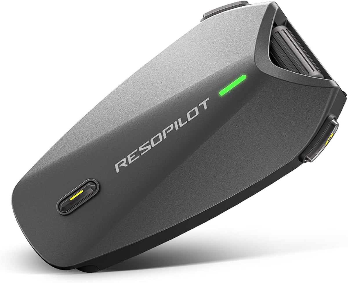 RESOPILOT Auriculares Bluetooth para casco de motocicleta, intercom...