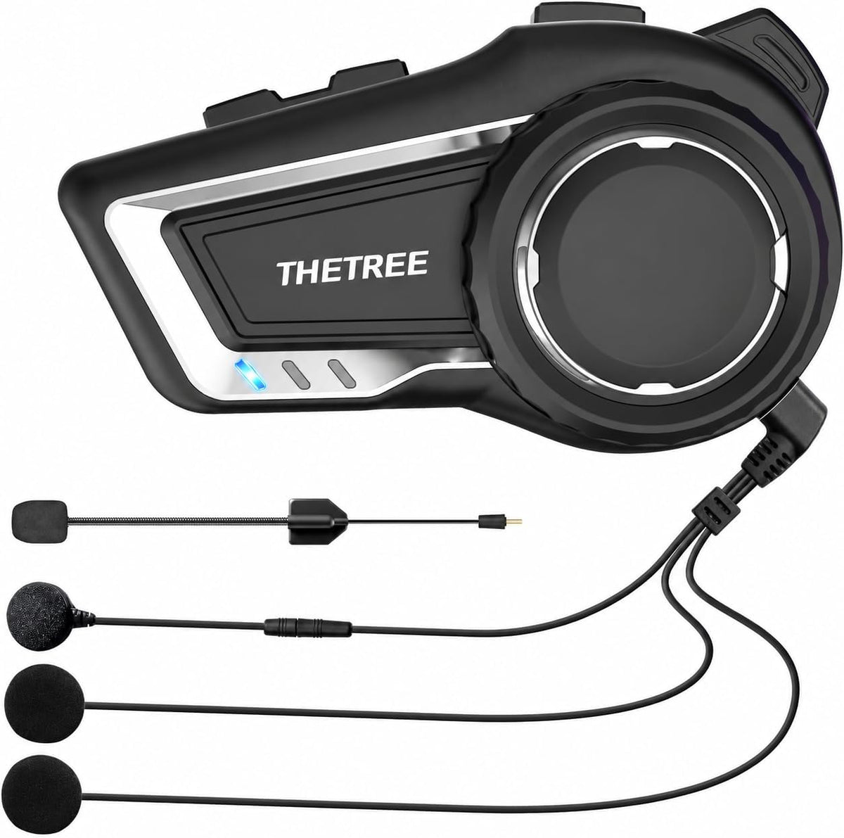 THETREE Intercomunicador de motocicleta de malla X10 BT 5.4 Qualcom...