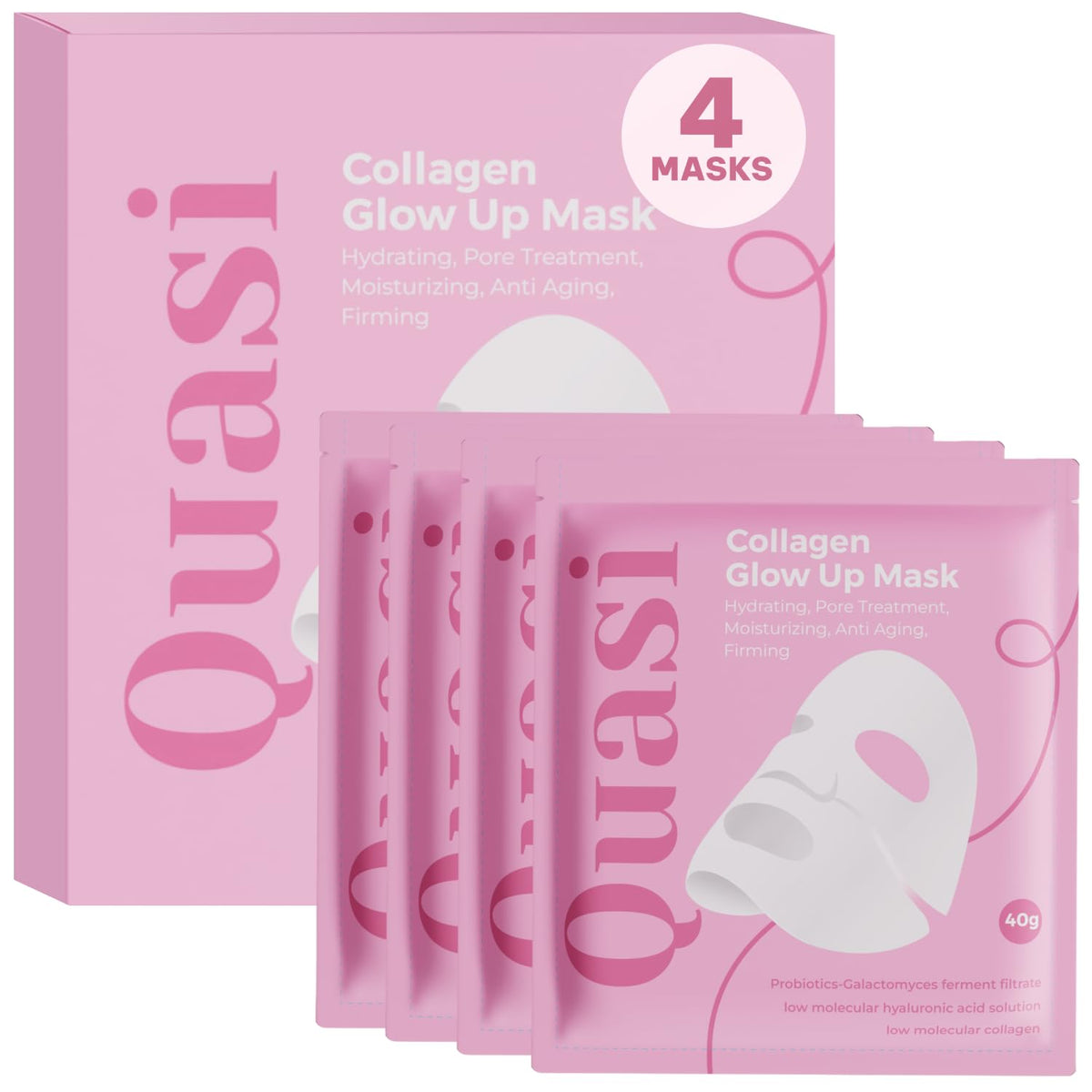 Quasi Mascarilla facial de bio-colágeno durante la noche \u2013 Mas...