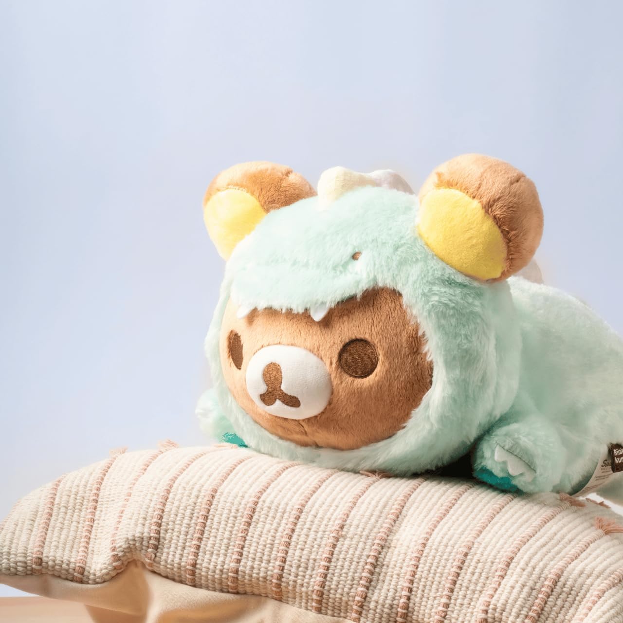 Rilakkuma San-X Original Plays with Dino Laydown Series - Peluche v...