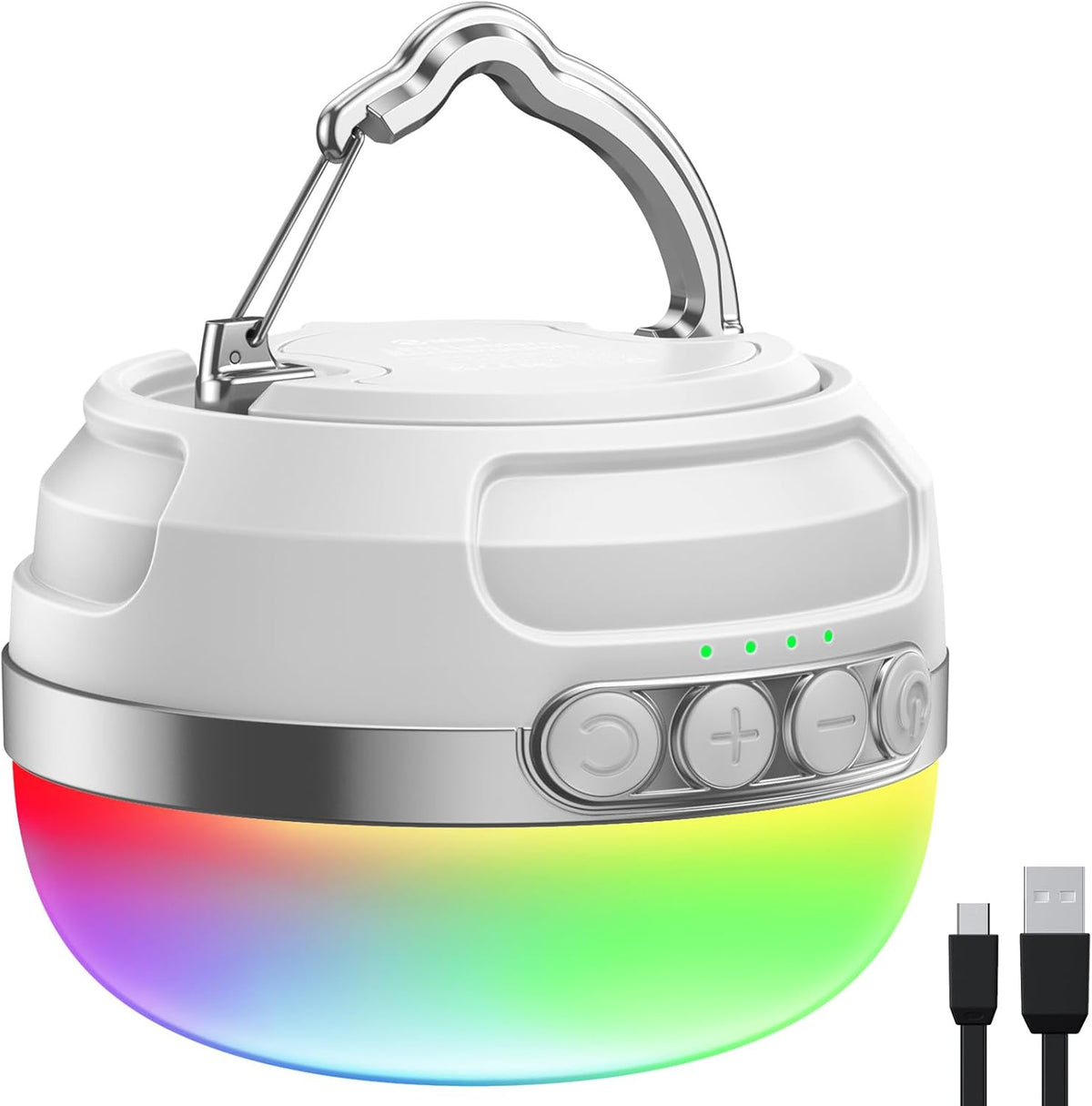 ZMNT Linterna de Camping LED Recargable 1400LM, Hasta 420H de Tiemp...