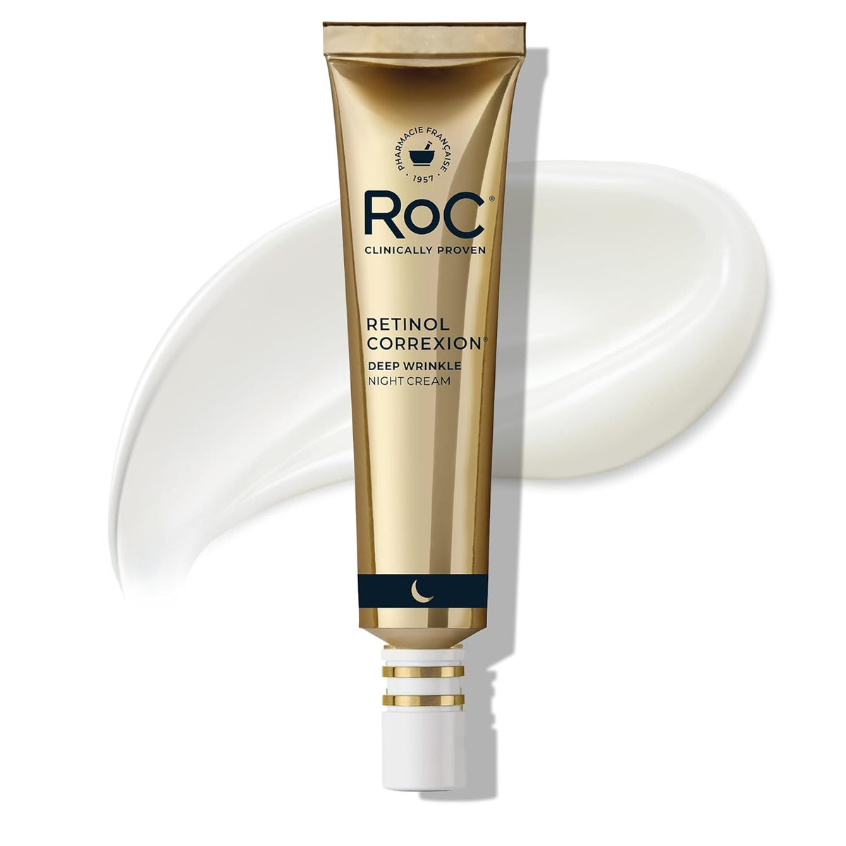 RoC Retinol Correxion Crema de noche antiarrugas profundas, 1.0 oz...