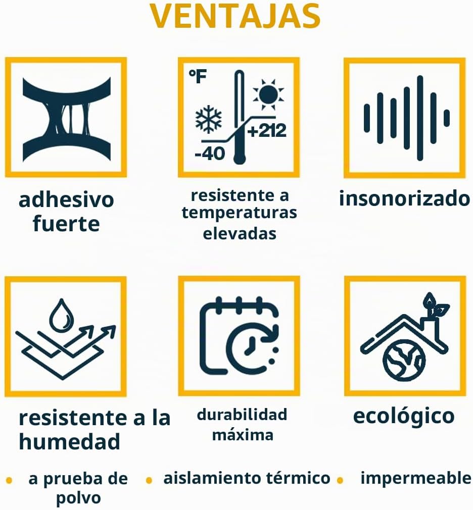 Alenor EPDM Cinta aislante de espuma negra autoadhesiva de 1\/3 x 1...