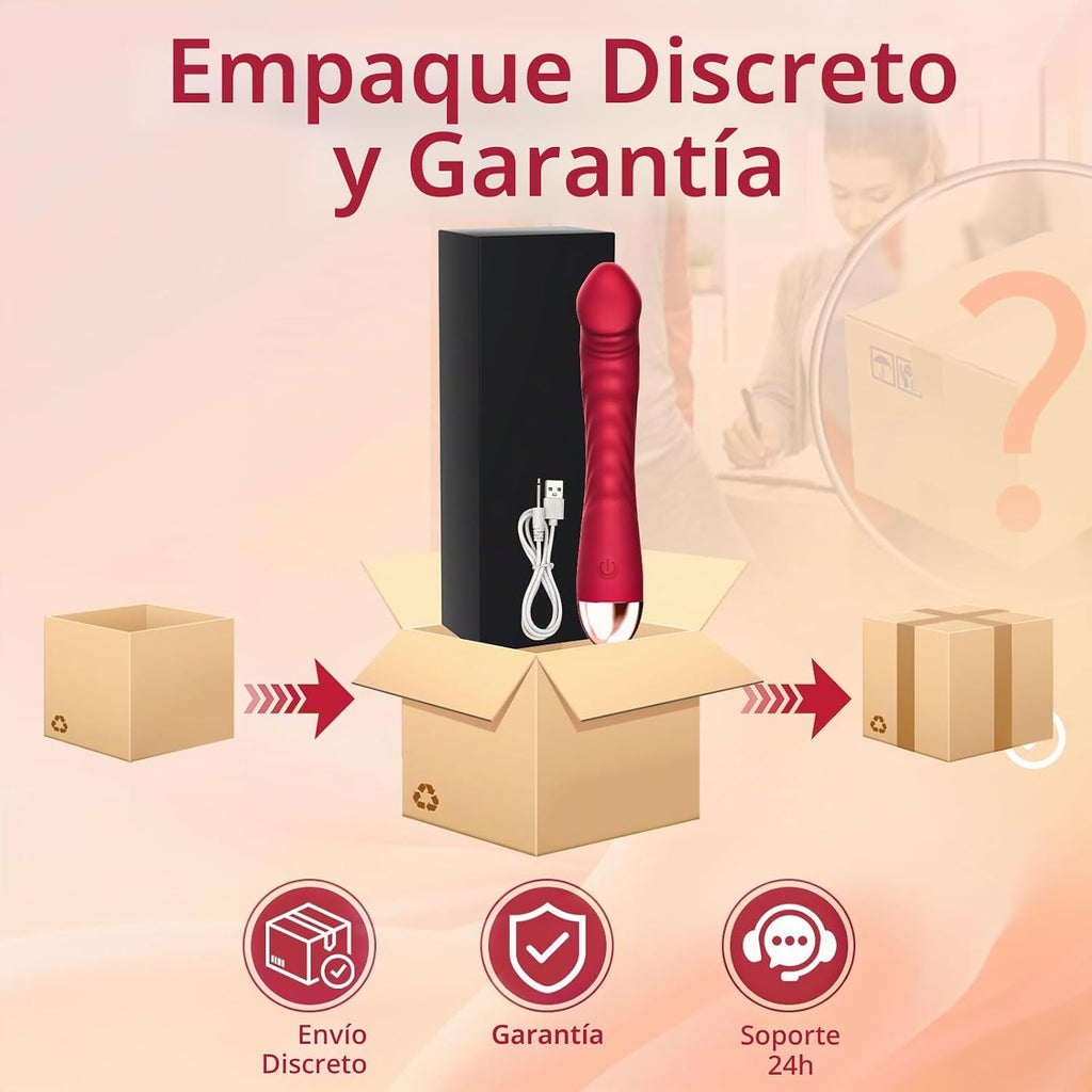 Erncuuc Consolador vibrador realista, juguetes sexuales para adulto...