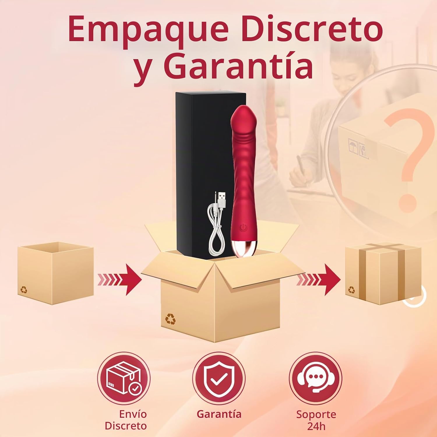Erncuuc Consolador vibrador realista, juguetes sexuales para adulto...