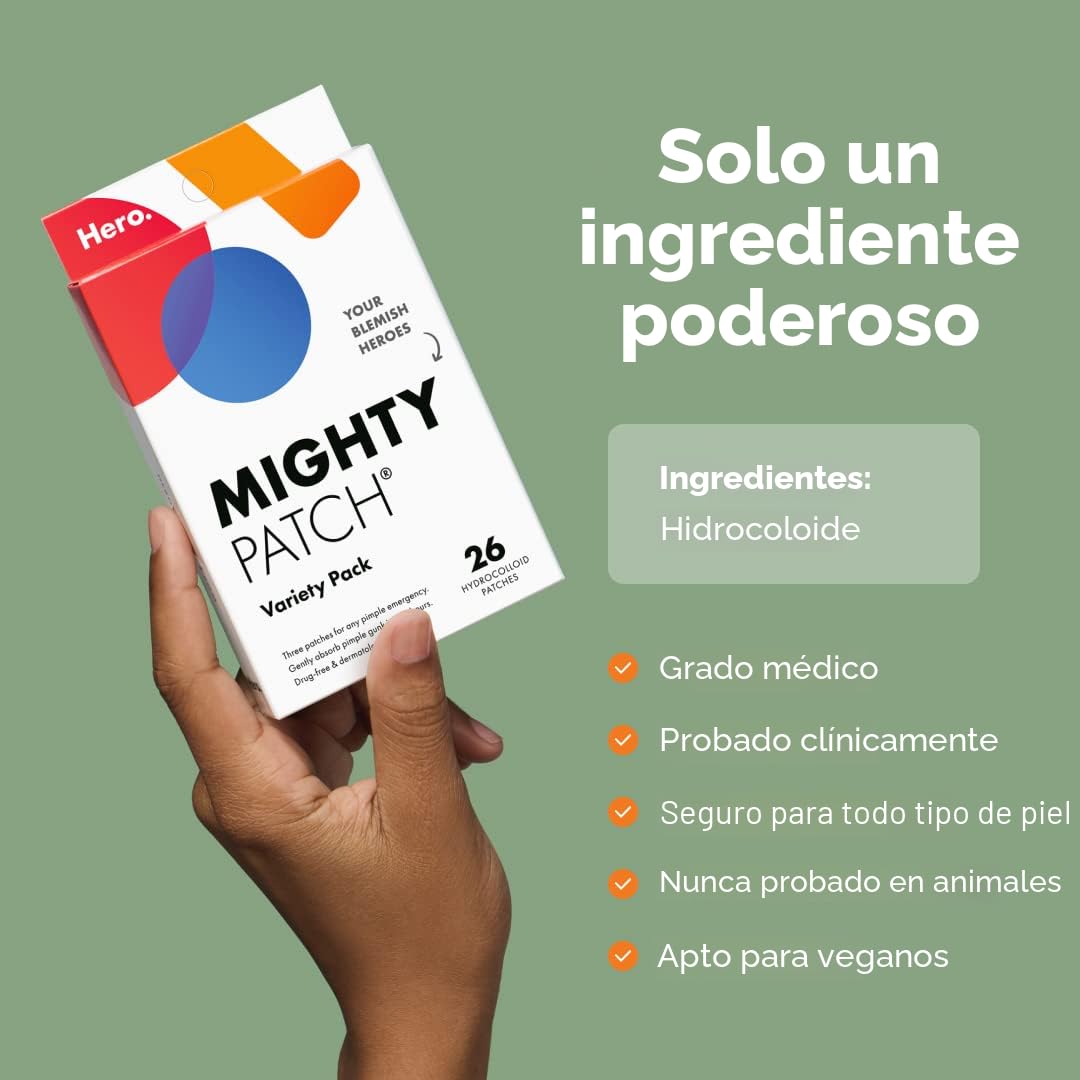Mighty Patch™ Paquete variado de Hero Cosmetics \u2013 Parches hidr...