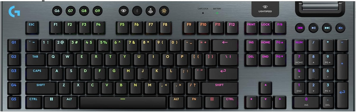 Logitech G Teclado para juegos con cable 915 X (táctil) - Negro | P...