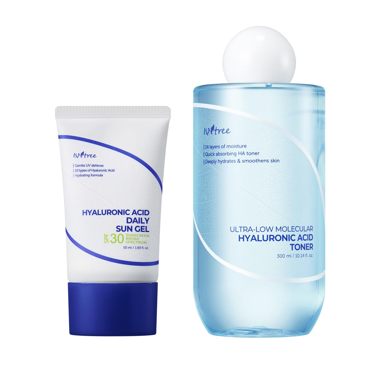 ISNTREE Gel solar diario de ácido hialurónico 50ml, 1.69 fl oz + tó...