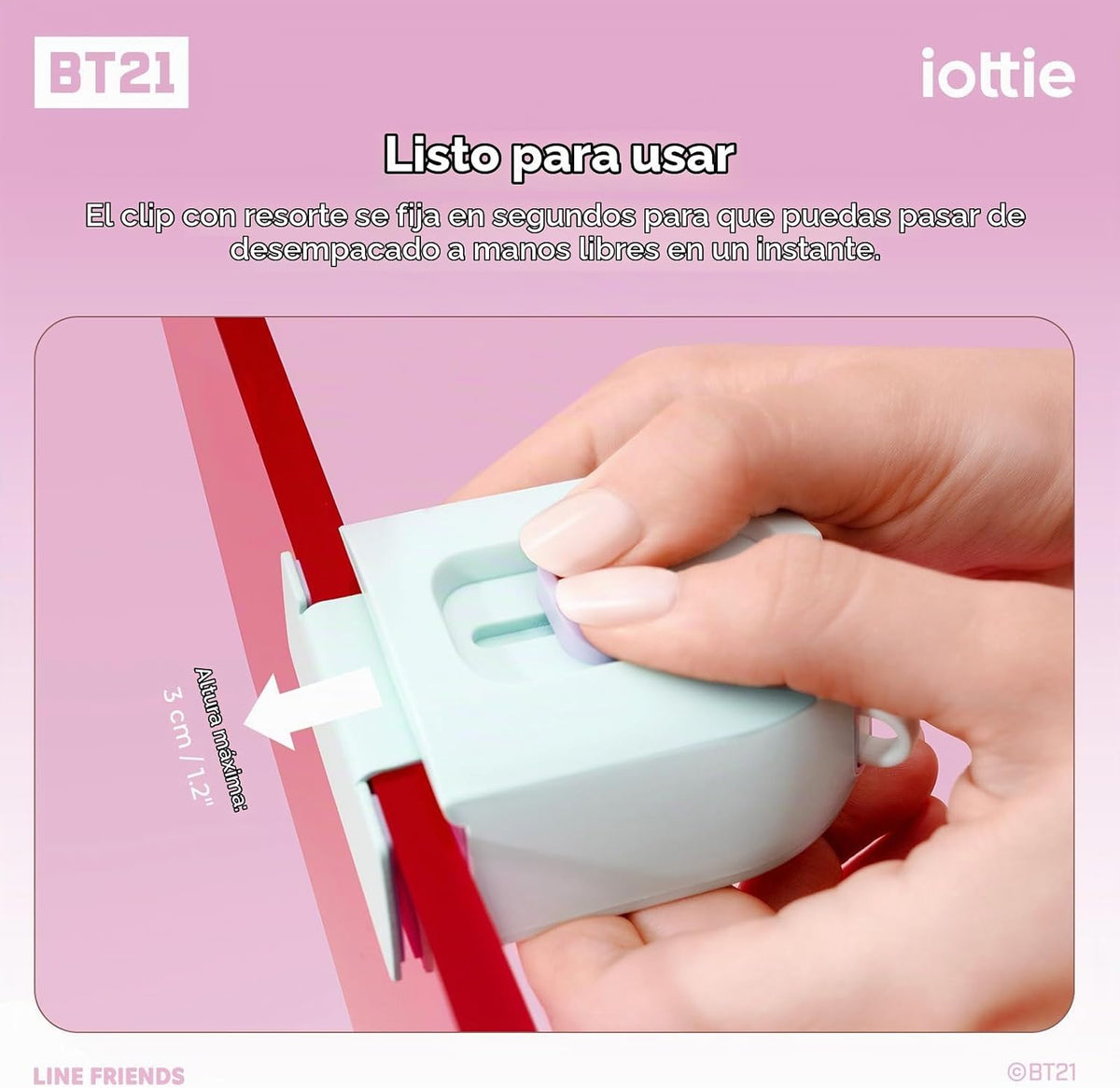 iOttie con soporte magnético BT21 Treker de viaje, trípode verde co...