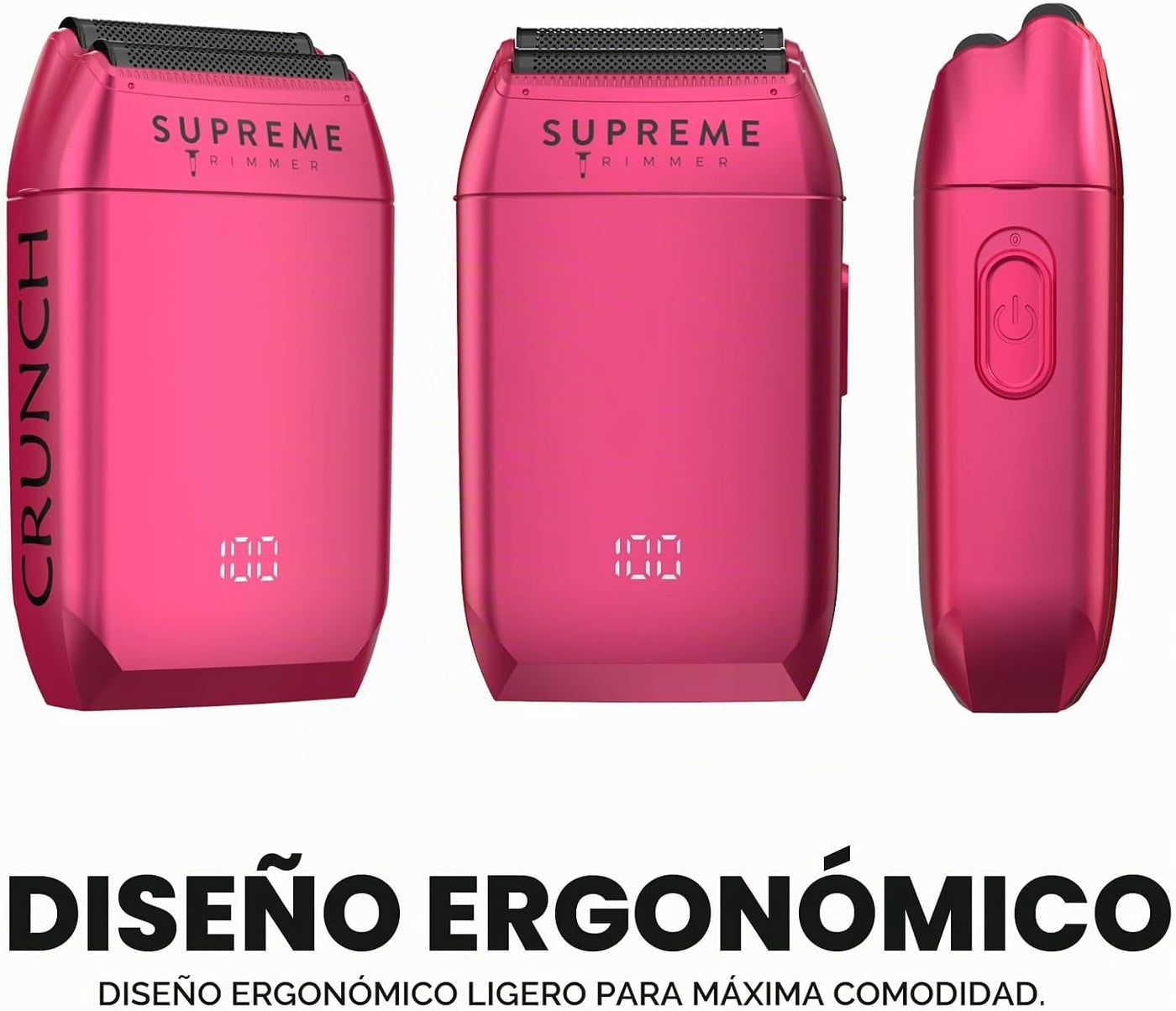 Supreme Trimmer Crunch STF602 - Afeitadora impermeable de doble lám...