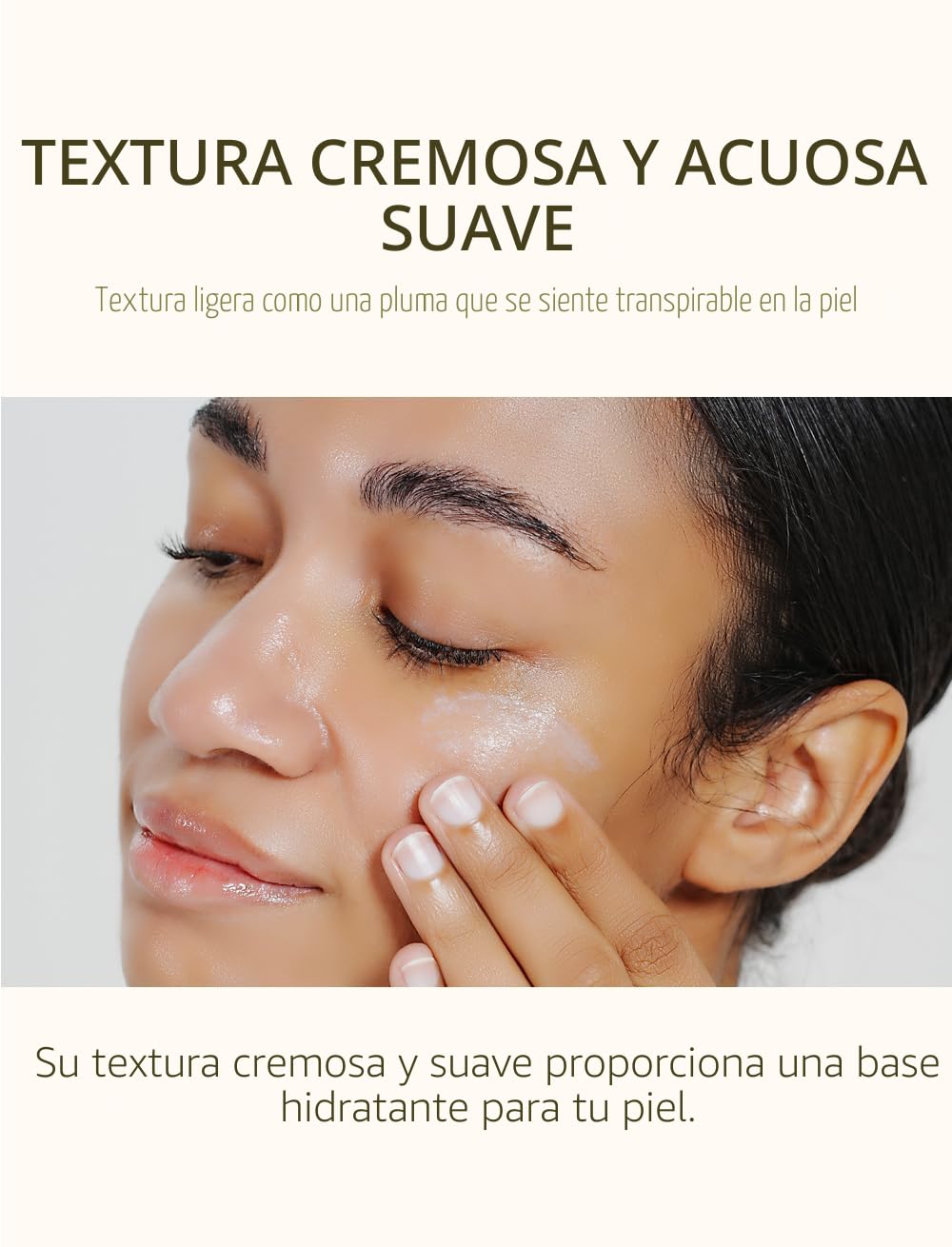 mixsoon Protector solar de frijoles, textura ligera y aireada SPF 5...