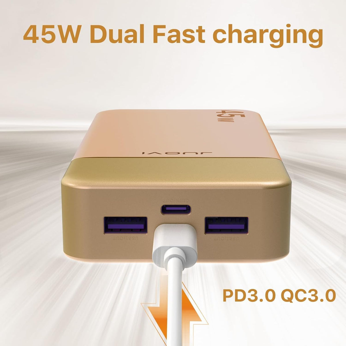 Cargador portátil JUOVI 45W 20000mAh banco de energía de carga en a...