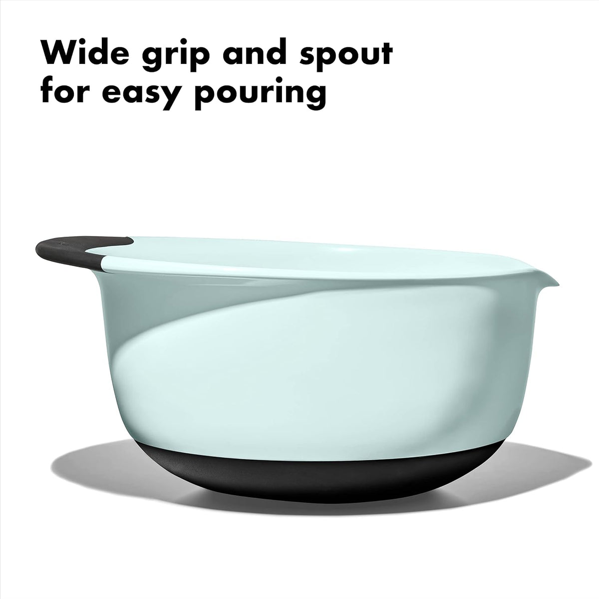 OXO Good Grips Juego de 3 Cuencos de Plástico para Mezclar de 3 Pie...