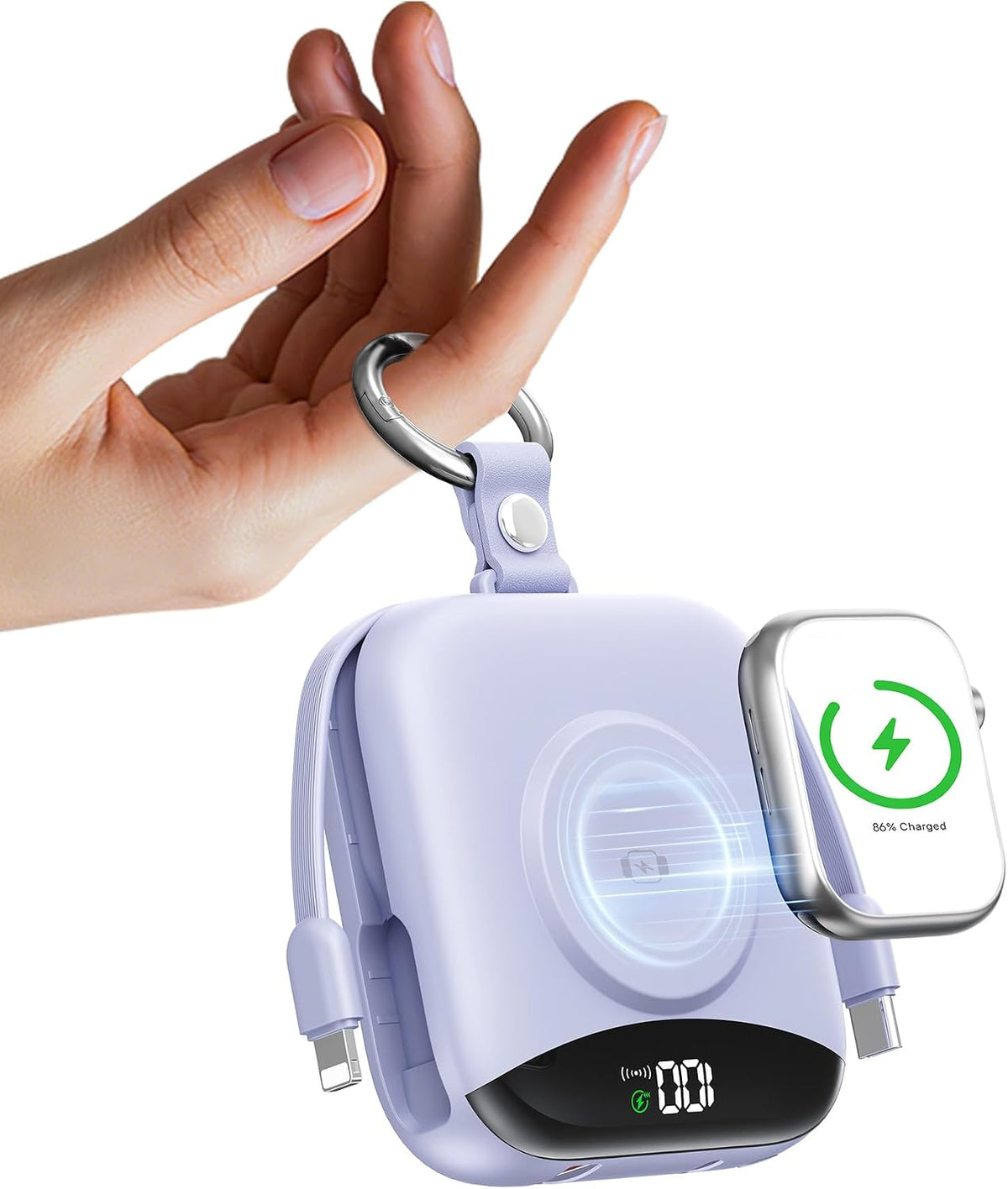 BLJIB Cargador portátil 10000mAh 22.5W Banco de energía incorporado...