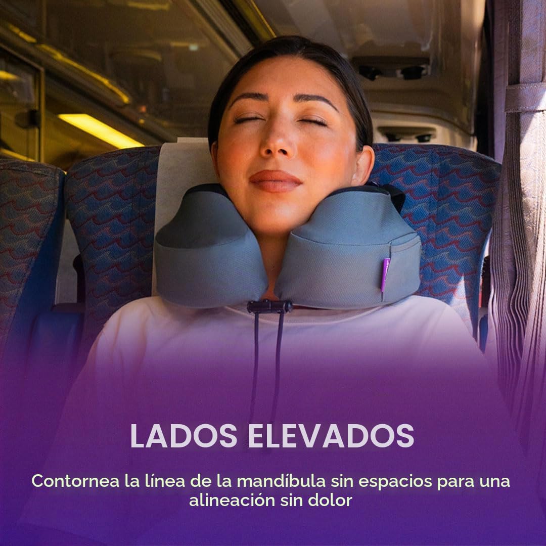 Cabeau Evolution S3 - Almohada de viaje en avión para vuelos largos...