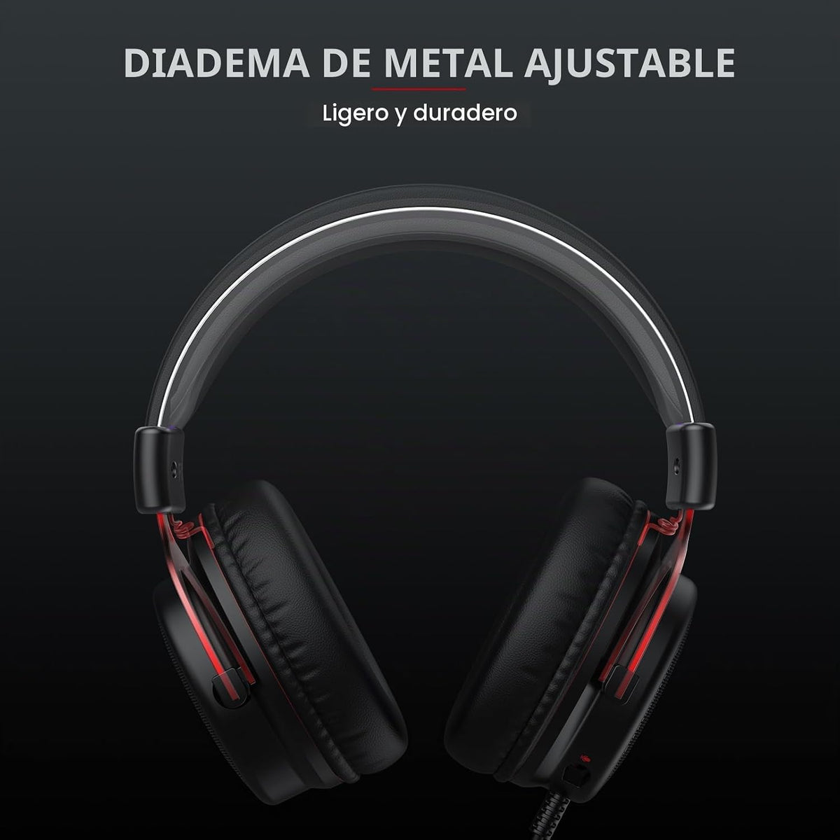 EKSA E900 - Auriculares para juegos con micrófono - Auriculares par...