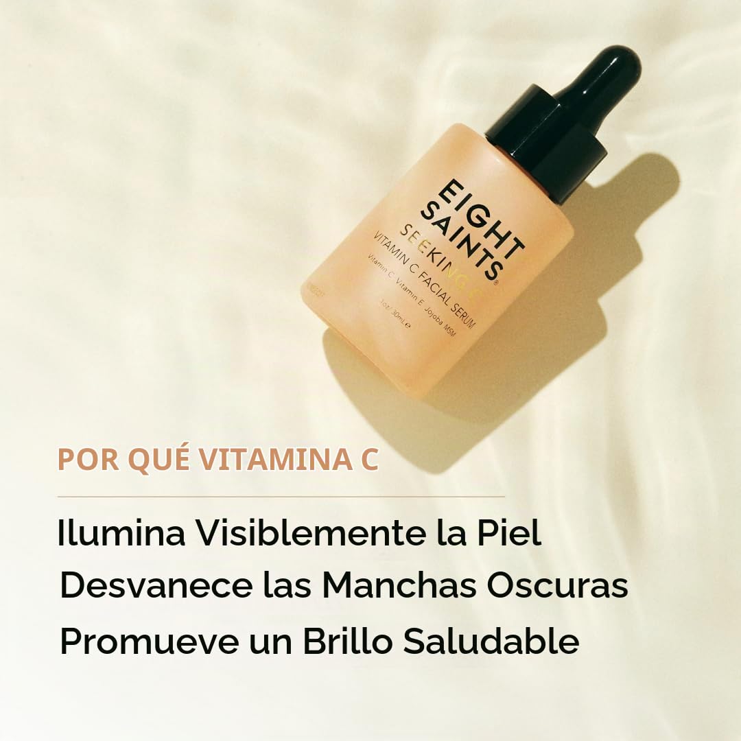Eight Saints - Suero de vitamina C para la cara, suero facial ilumi...