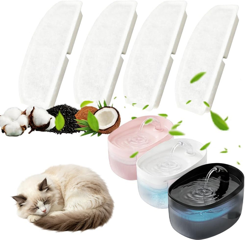 Delightpaw Fuente de agua para gatos, 74 oz\/2.2 L, fuente de agua...