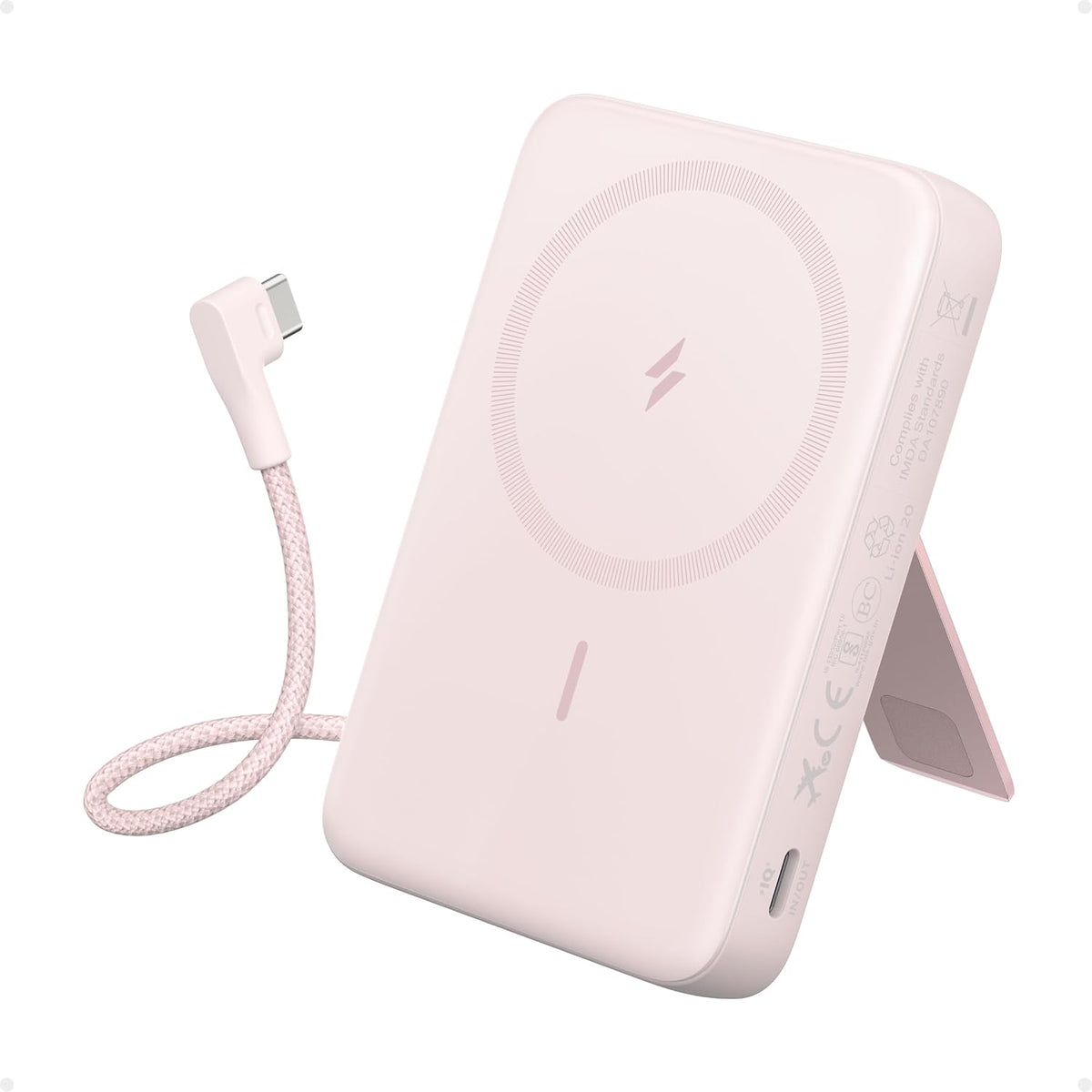Anker Zolo - Banco de energía magnético, cargador portátil Magsafe...