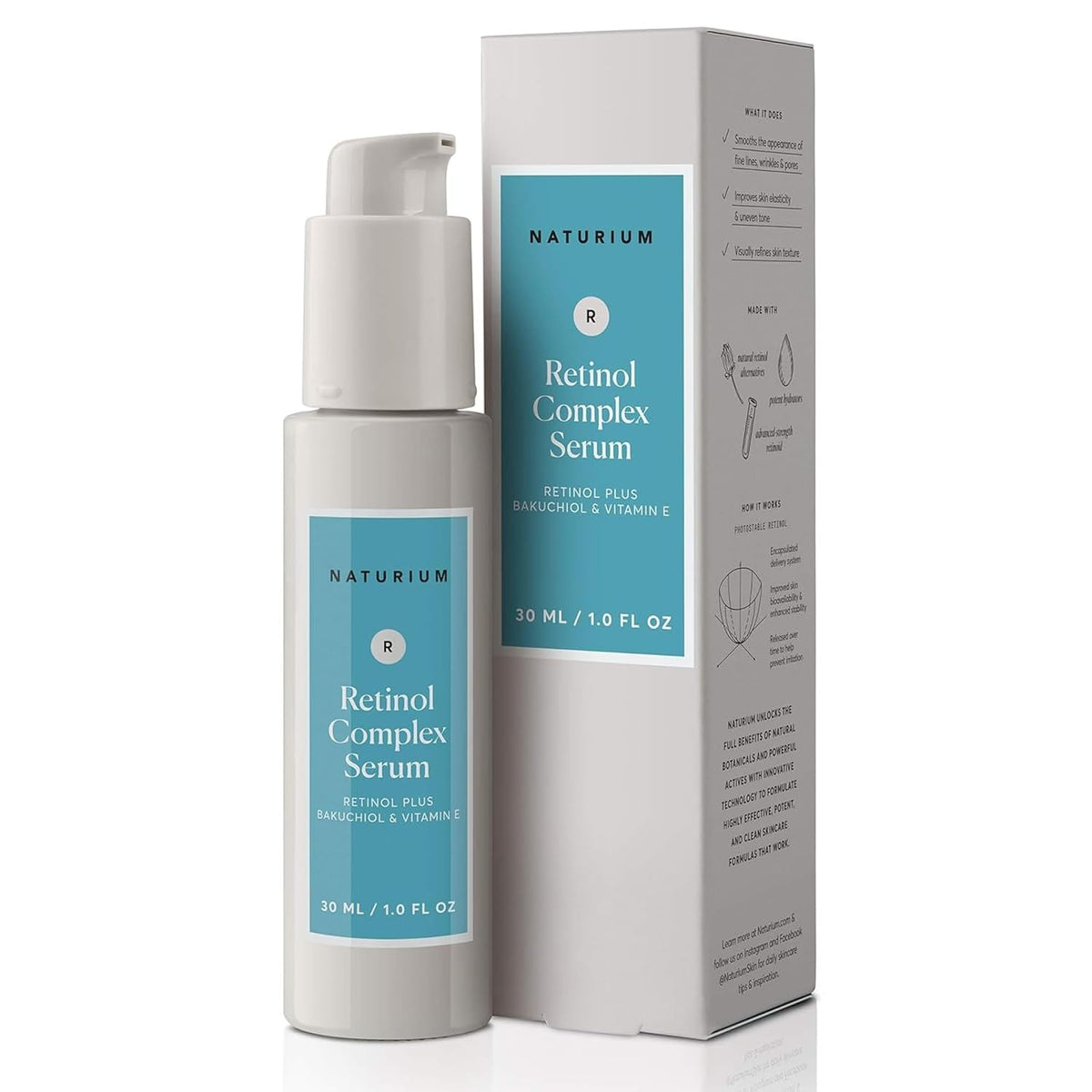 Naturium Suero Complejo de Retinol, Retinoles Encapsulados &amp; Ba...