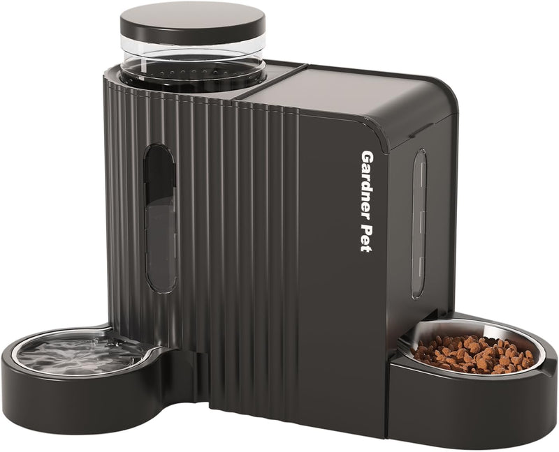 Gardner Pet Gravity - Comedero automático 2 en 1 para mascotas, 2 c...