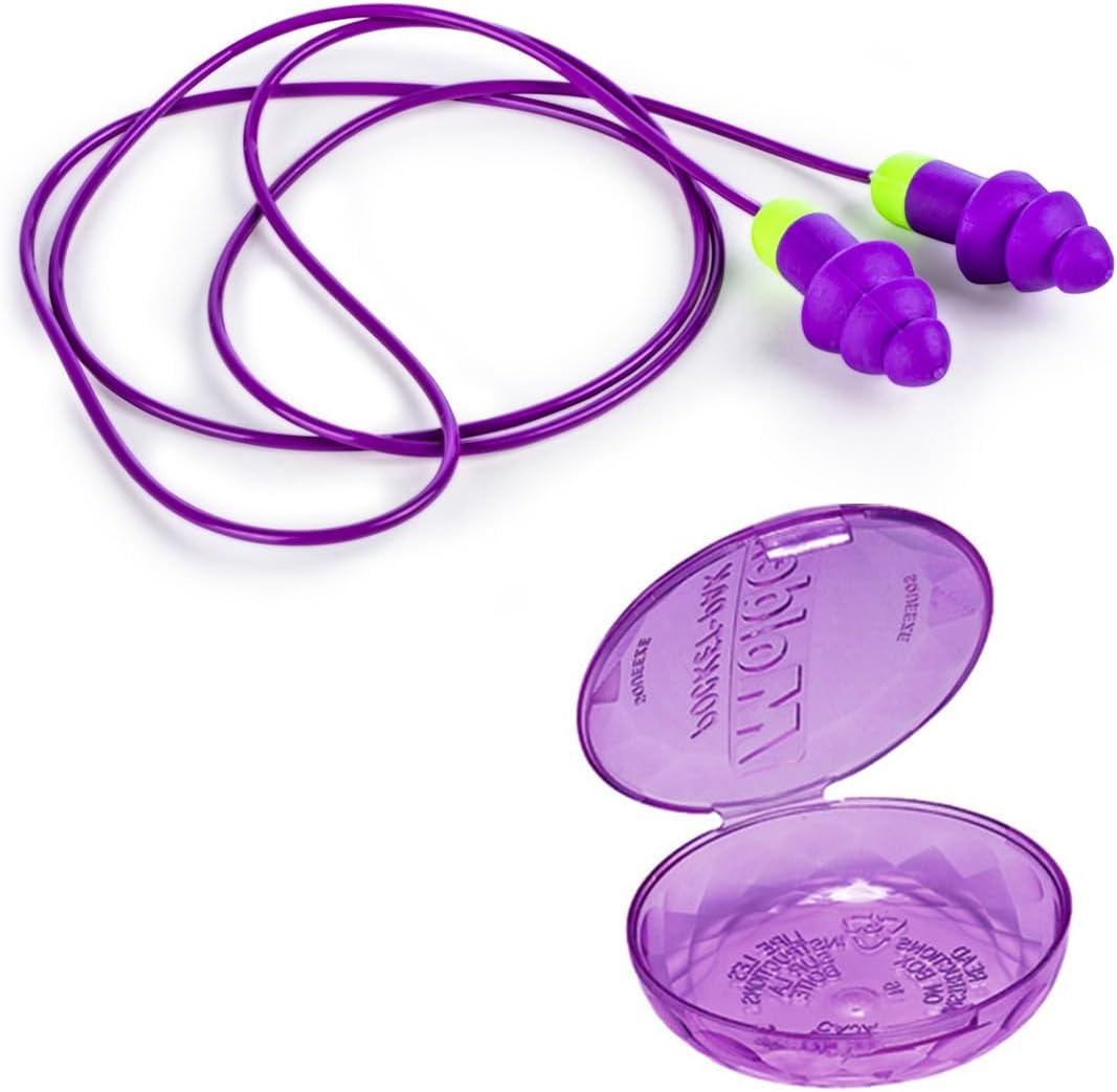 MOLDEX - Tapones para los oídos reutilizables con cable, paquete de...