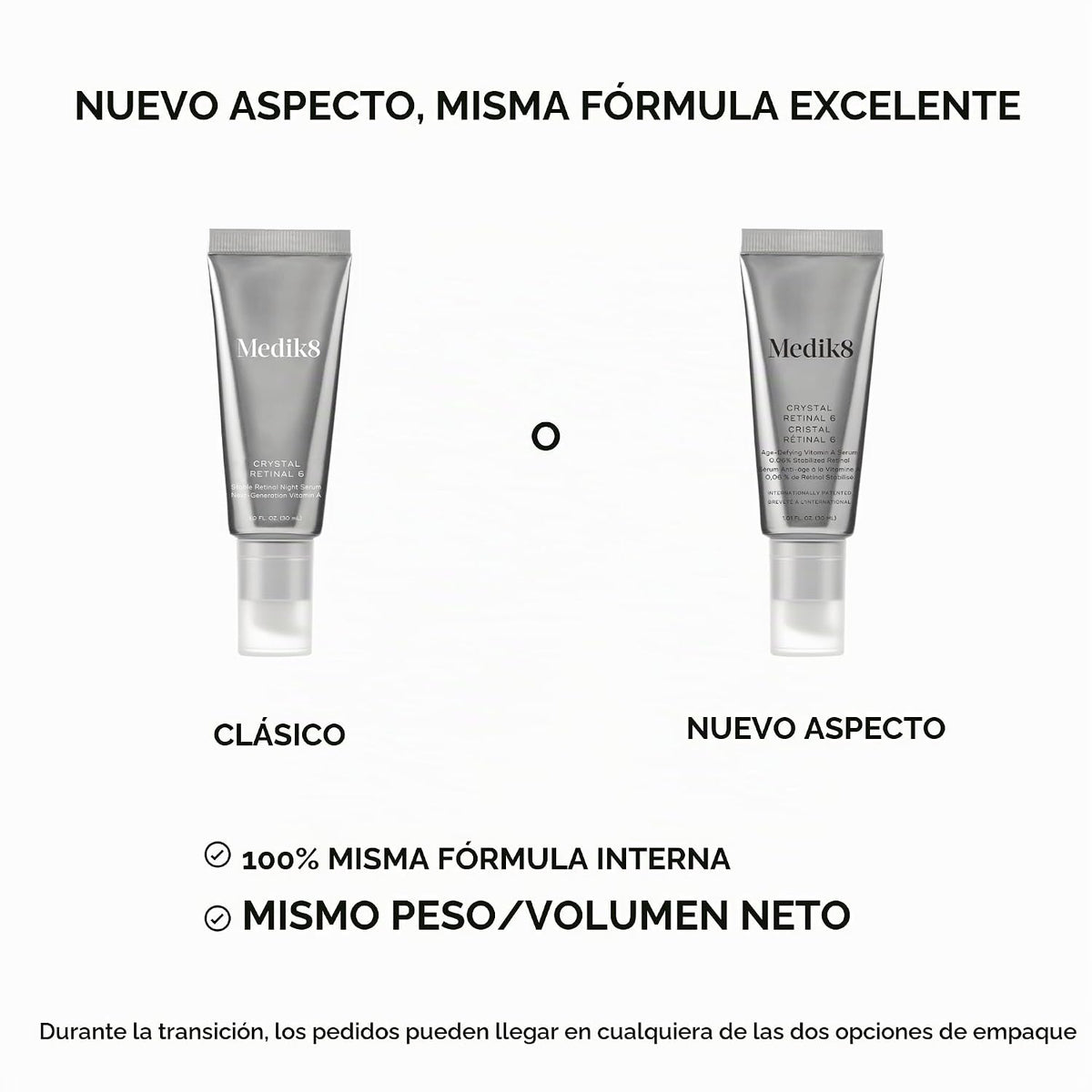 Medik8 Crystal Retinal 6 - Suero facial de retinaldehído para la pi...